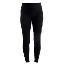 NILS Julia Legging Women's in Black and Graphite Metallic